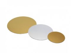 Kartonnen rondellen goud/zilver ø115 mm - 1.000 stuks
