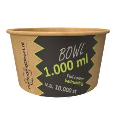 Pokebowl 1000 ml (M) bedrukken