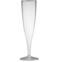 Plastic Champagneglas Budget 1-delig 100cc (PS) - 100 st/ds.