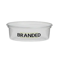 Plastic Bakjes Rond bedrukken 125cc Ø101mm/PP (vanaf 5.000 st.)