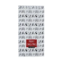 Papieren zakken - Kerst - 15x6,5x29cm - 1.000 st/ds.