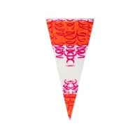 Puntzak Oranje/Rood - 180 x 370 mm - 0,5 pond - 1.000 stuks