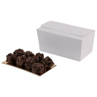 Bonbondoosje wit 750 gram - 100 stuks