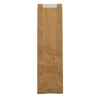 25 stuks geschenkzakjes, bruin zakjes, kraftpapier, koekjeszakjes met venster, biscuit zakjes, broodzakken, pastry bags 12 x 6,5 x 24,6 cm, voor snoep, pastries en theeverpakkingen, cadeauzakjes 25 stuks geschenkzakjes, bruin zakjes, kraftpapier, koekjeszakjes met venster, biscuit zakjes, broodzakken, pastry bags 12 x 6,5 x 24,6 cm, voor snoep, pastries en theeverpakkingen, cadeauzakjes
