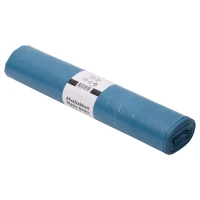 Afvalzakken Poly-Line Blauw LDPE - 40mu - 80x110cm 130 liter - 200 zakken
