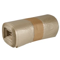 Afvalzak transparant LDPE - 15mu - 60x85cm 50 liter - 800 zakken