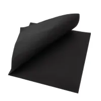 Servet Airlaid Zwart 40x40cm 1/4 vouw - 1.000 st/ds.