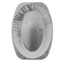 Aluminium serveerschaal Ovaal 35cm - 100 st/ds.