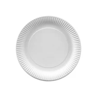 Kartonnen bord - ø18 cm - wit - 1.000 st/ds