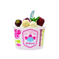 IJsbeker roze 130ml/4oz - 1.000 st/ds