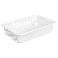 Food Tray 260x177mm PP/1V Wit - 324st/ds.