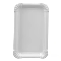Kartonnen schaaltjes (175 x 110 mm) - wit - 1.000 st/ds