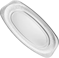 Aluminium serveerschaal Ovaal 55cm - 50 st/ds.