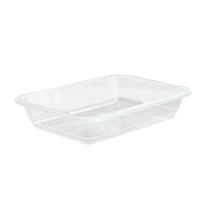 Menubak ECOFIT PP Transparant - 187x137x36mm - 500 st/ds.