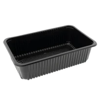 Maaltijdschaal PP Zwart MP2500 - 1.104 st/ds.