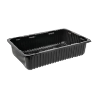 Kilotray 1KG Zwart OPS 280x180x70mm - 1.540 st/ds.