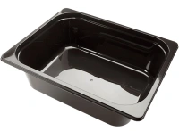 Gastro Half PP Spuitgiet 325/60mm Zwart - 100 st/ds.