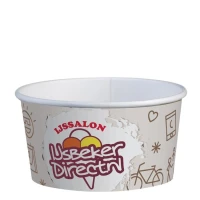 IJsbekers bedrukken full colour 200ml/8oz