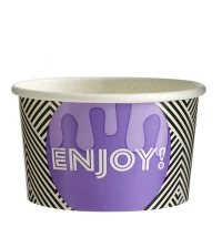 Kartonnen IJsbeker Enjoy 240ml/8oz - 1.000 st/ds.