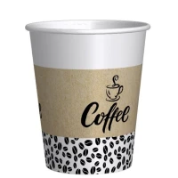 Kartonnen Koffiebeker New Beans 200cc/8oz - 1.000 st/ds.