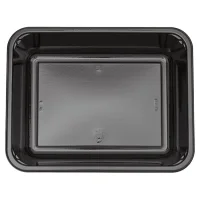 Maaltijdschaal CPET 227/35 1V Zwart - 504 st/ds.
