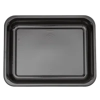 Maaltijdschaal CPET 227/30 1V Zwart - 450 st/ds.