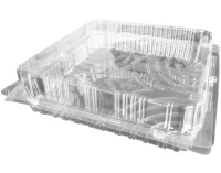Blister voor Gebak/Broodjes APET 32x31,2x8,1cm - 110 st/ds.