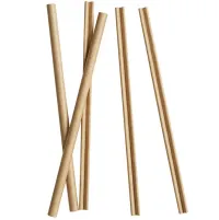 Roerstaafjes papier FSC® Kraft 140mm Ø6mm in dispenser 500 stuks