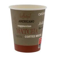 Kartonnen Koffiebeker Rosetta 200cc/8oz - 1.000 st/ds.
