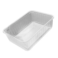 Maaltijdschaal PS Transparant 390/750cc - 180x135x52mm - 400 st/ds.