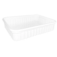 Maaltijdschaal PP Wit 690/500cc - 180x135x50mm - 400 st/ds.