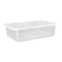 Plastic Bakje Transparant PP 227x178x60mm - 450st/ds.