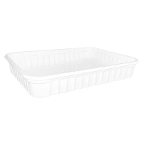Maaltijdschaal PS Wit 390/250cc - 180x135x31mm - 400 st/ds.