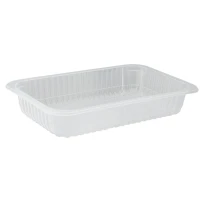 Menuschaal PP 230/40 Spuitgiet 1V Transparant - 432 st/ds.