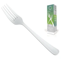 Vork Herbruikbaar Gaia 190mm Off-white PPMF - 200st (20 dzn x 10st).