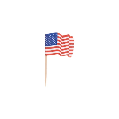 Vlagprikker USA wapperend - 500 st/ds.
