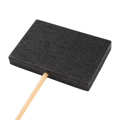 Prikker met zwart krijtbord - 100 st/ds.