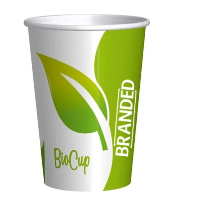 Koffiebeker Bedrukken - 300cc/12oz - BioCup - Karton/PLA