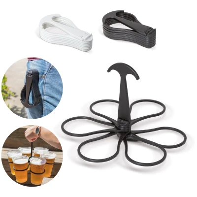 Cupholder Zwart voor 6 bekers