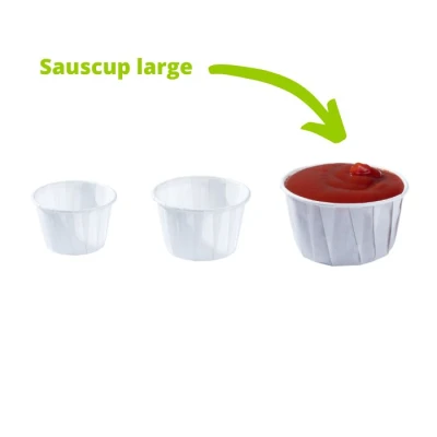 PortieCup Wit - Large - 110 ml / 4 oz - 2.500 stuks