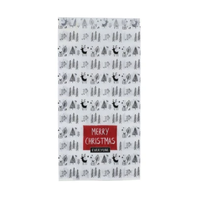 Papieren zakken - Kerst - 15x6,5x29cm - 1.000 st/ds.