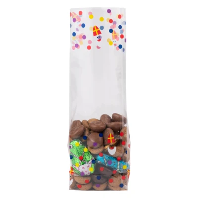 Blokbodemzak 80 + 50 x 250 mm Sinterklaas - 1.000 stuks