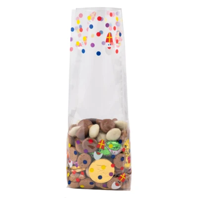 Blokbodemzak 100 + 60 x 280 mm Sinterklaas - 1.000 stuks