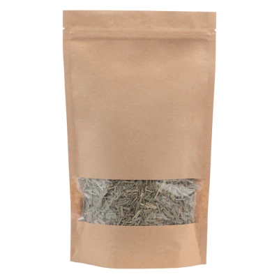 Stazak 130 + 70 x 220 mm KRAFT met venster - 500 ml - 1.000 stuks