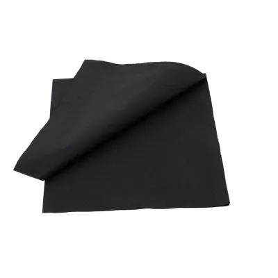 Servetten Cellulose 2-laags 25x25cm Zwart - 6.000 st/ds.