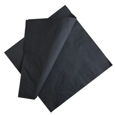Servetten Cellulose 2-laags 33x33cm Zwart - 3.000 st/ds.