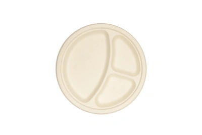 3-vaks Suikerriet Borden - ø260mm - 500 st/ds