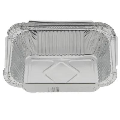 Aluminium bakje rechthoekig 260ml 130×100×42mm – 1.000 st/ds.