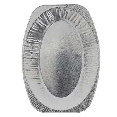 Aluminium serveerschaal Ovaal 35cm - 100 st/ds.