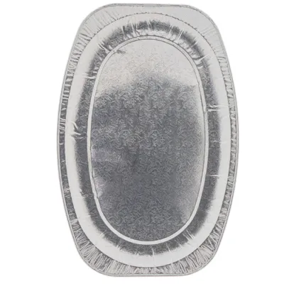 Aluminium serveerschaal Ovaal 55cm - 50 st/ds.